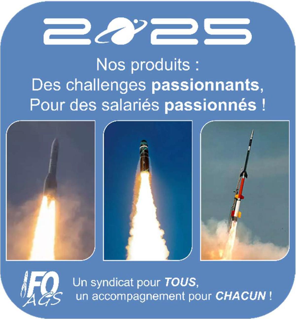 ARIANEGROUP SAS – BILAN 2025 - 2025 restera, pour FO, une année marquante pour notre société et ses salariés : Une récompense serait la bienvenue ! ARIANEGROUP SAS – BILAN 2025 - 2025 restera, pour FO, une année marquante pour notre société et ses salariés : Une récompense serait la bienvenue !