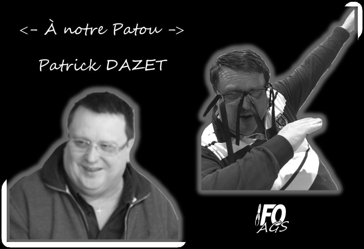 Le syndicat FO ArianeGroup Issac en deuil : adieu l'ami Patou ! Le syndicat FO ArianeGroup Issac en deuil : adieu l'ami Patou !