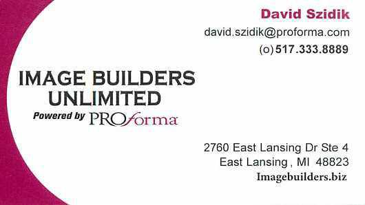 Dave Szidik, Image Builders Unlimited Dave Szidik, Image Builders Unlimited