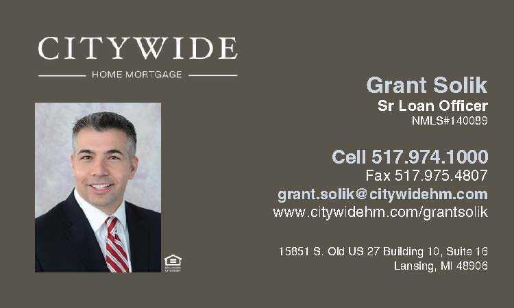 Grant Solik, Citywide Home Loans