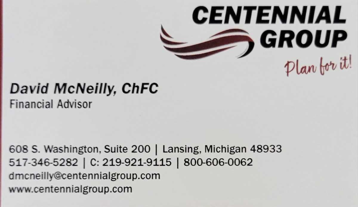David McNeilly, Centennial Group David McNeilly, Centennial Group