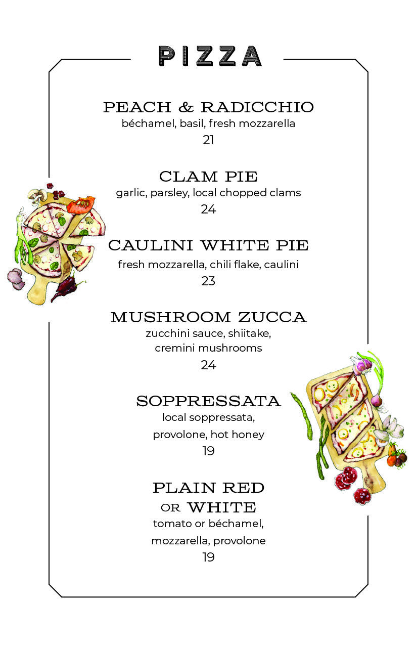 La Terrazza Menu