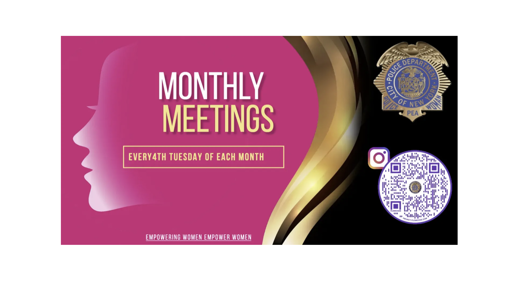 Monthly Meeting & IG QR Code
