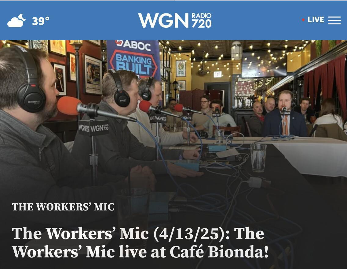 ICOPs President on WGN's "The Workers' Mic