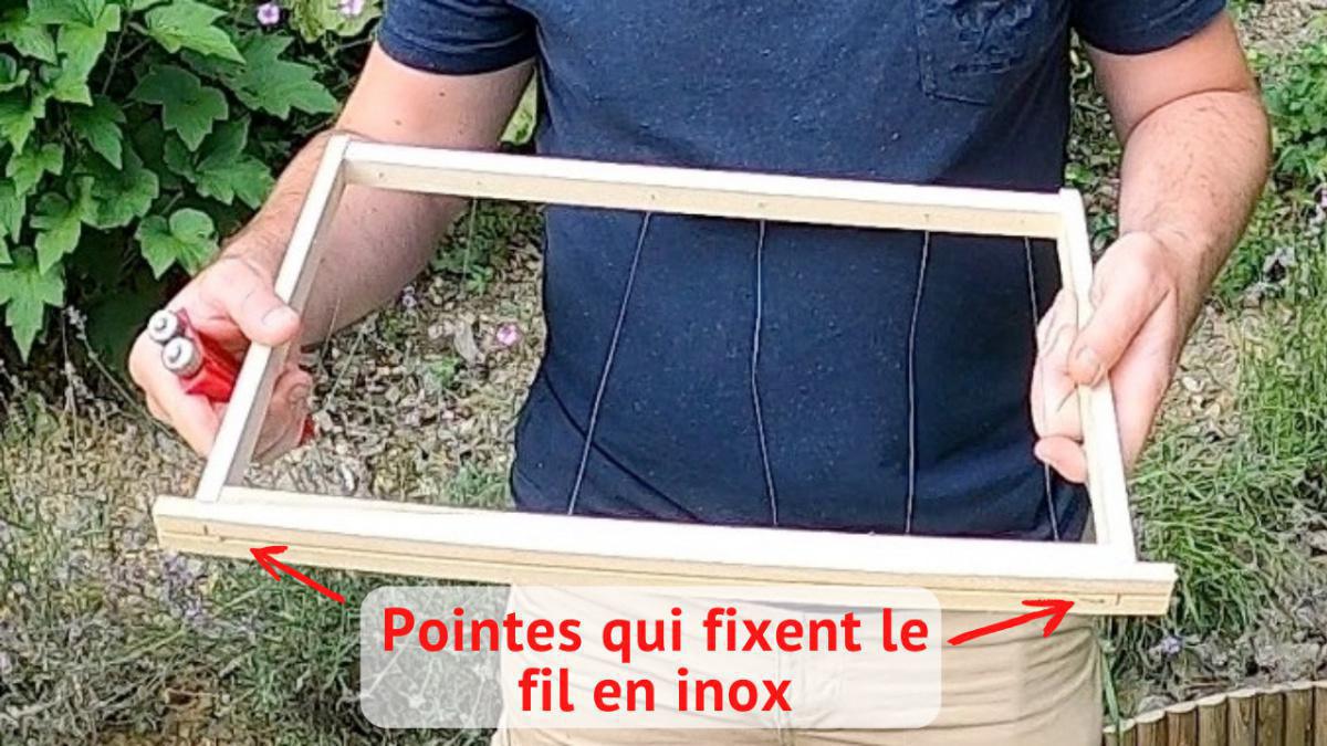 Comment tendre/ retendre les fils d'un cadre de ruche ? Comment tendre/ retendre les fils d'un cadre de ruche ?