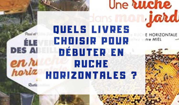 Livres pour débuter l'apiculture avec des ruches horizontales ou kenyanes