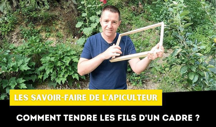 Comment tendre/ retendre les fils d'un cadre de ruche ?