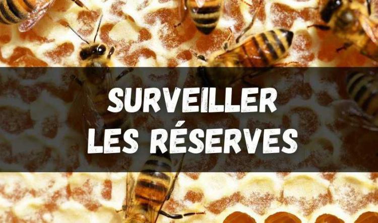 S’assurer que les abeilles aient suffisamment de réserves