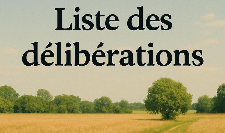 Délibérations -10/12/25