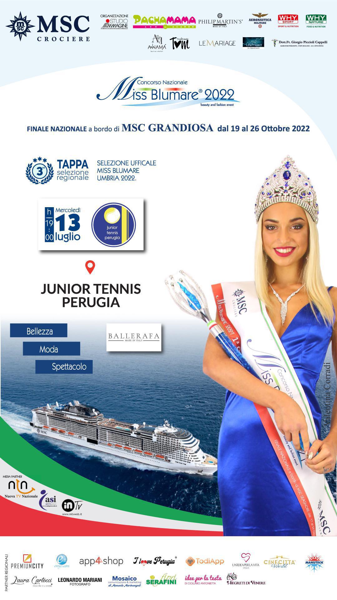 3ª Tappa per Selezioni Regionali Miss Blumare Umbria 2022