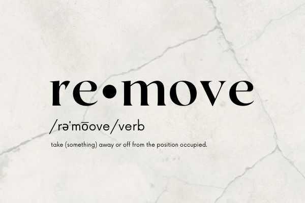 Removed