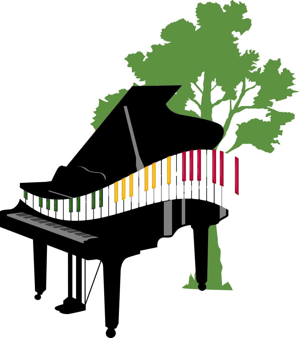 Information "Un piano sous les pins"