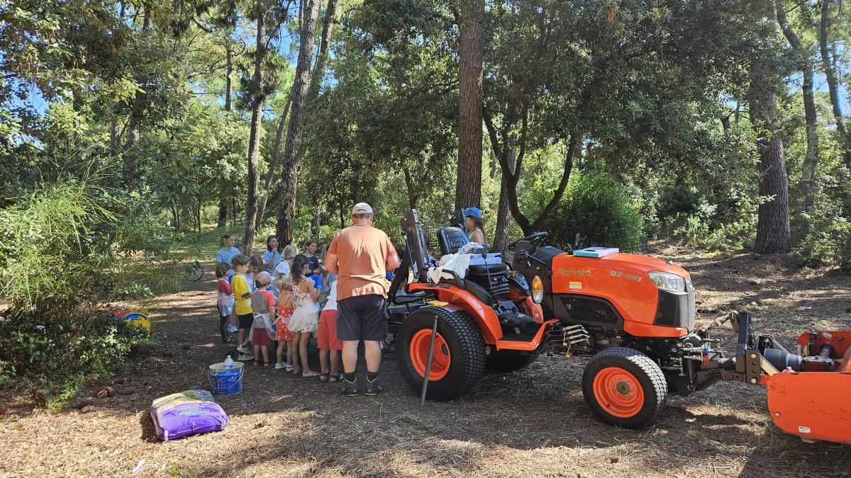 Les photographies de vos enfants sur le tracteur !