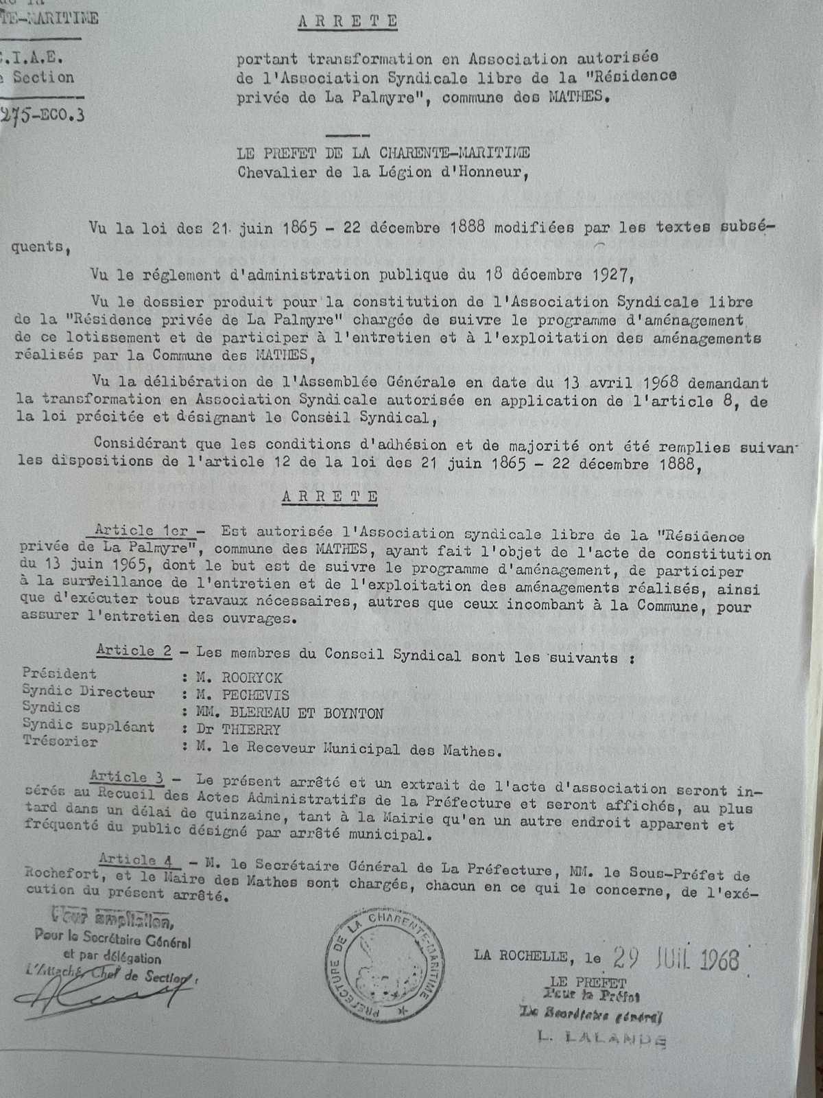 Notre association a 60 ans cette année !