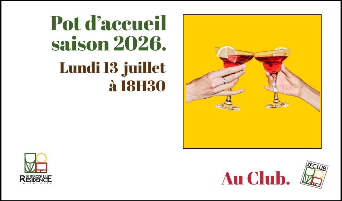 Pot d'accueil annuel