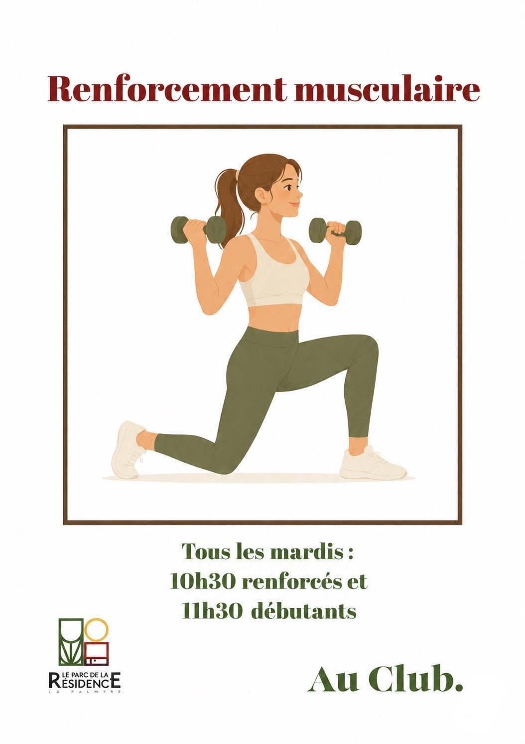 Retour du renforcement musculaire au Club 
