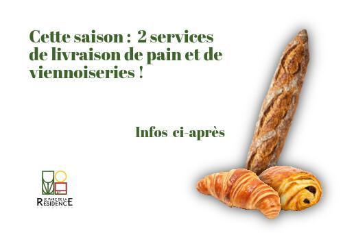 Deux services de livraison de pain et viennoiseries cette année.