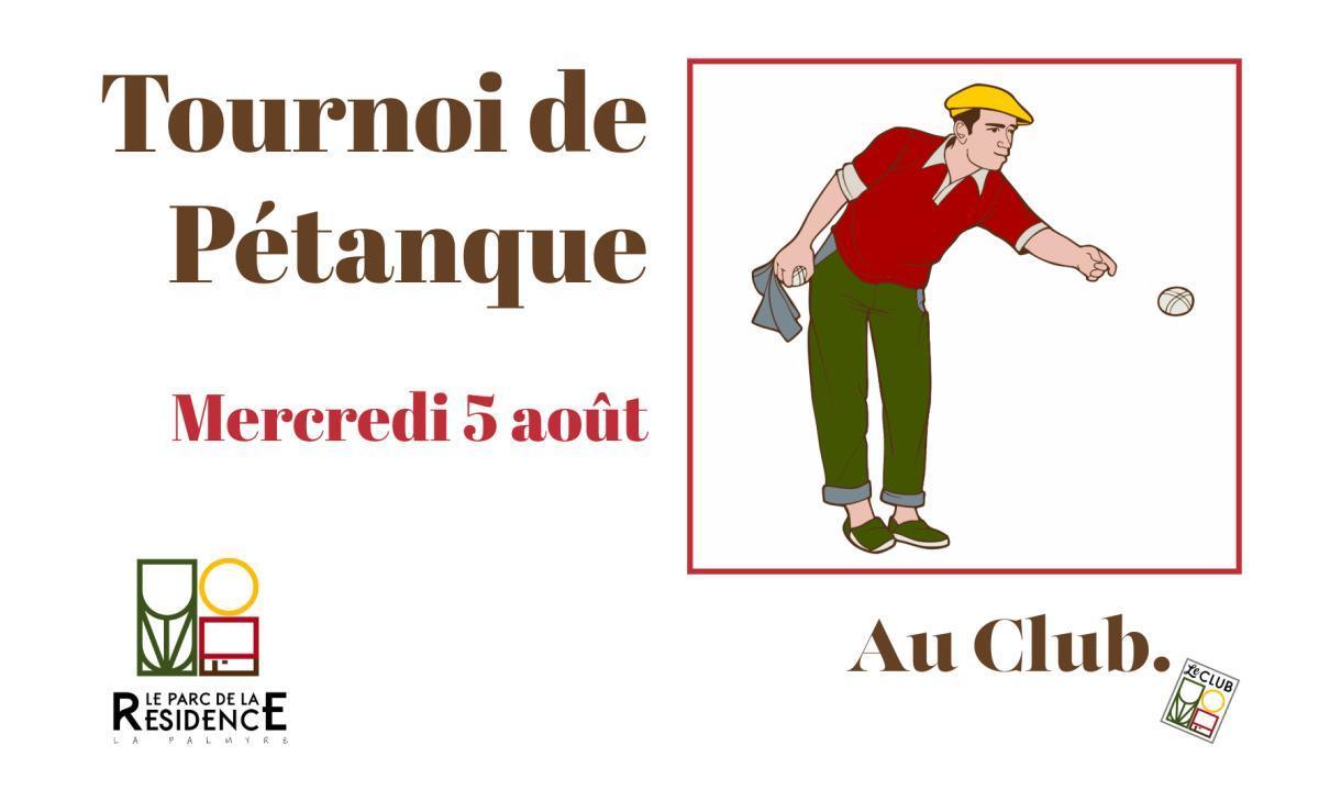 Tournoi de Pétanque 2026