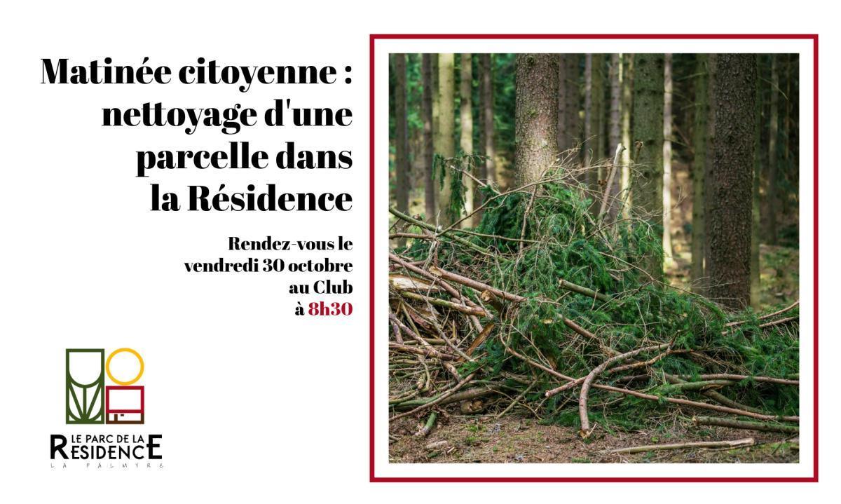Inscrivez-vous à la matinée citoyenne du 30 octobre ! Formulaire ci-dessous.