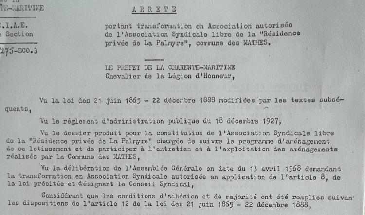 Notre association a 60 ans cette année !