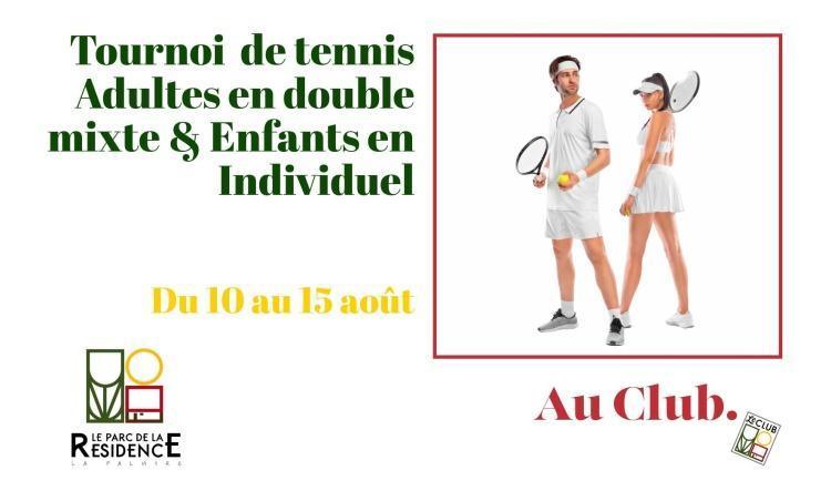 Inscrivez-vous au Tournoi de Tennis !