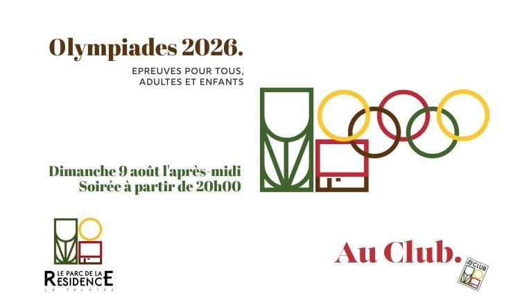 Olympiades ce dimanche  !