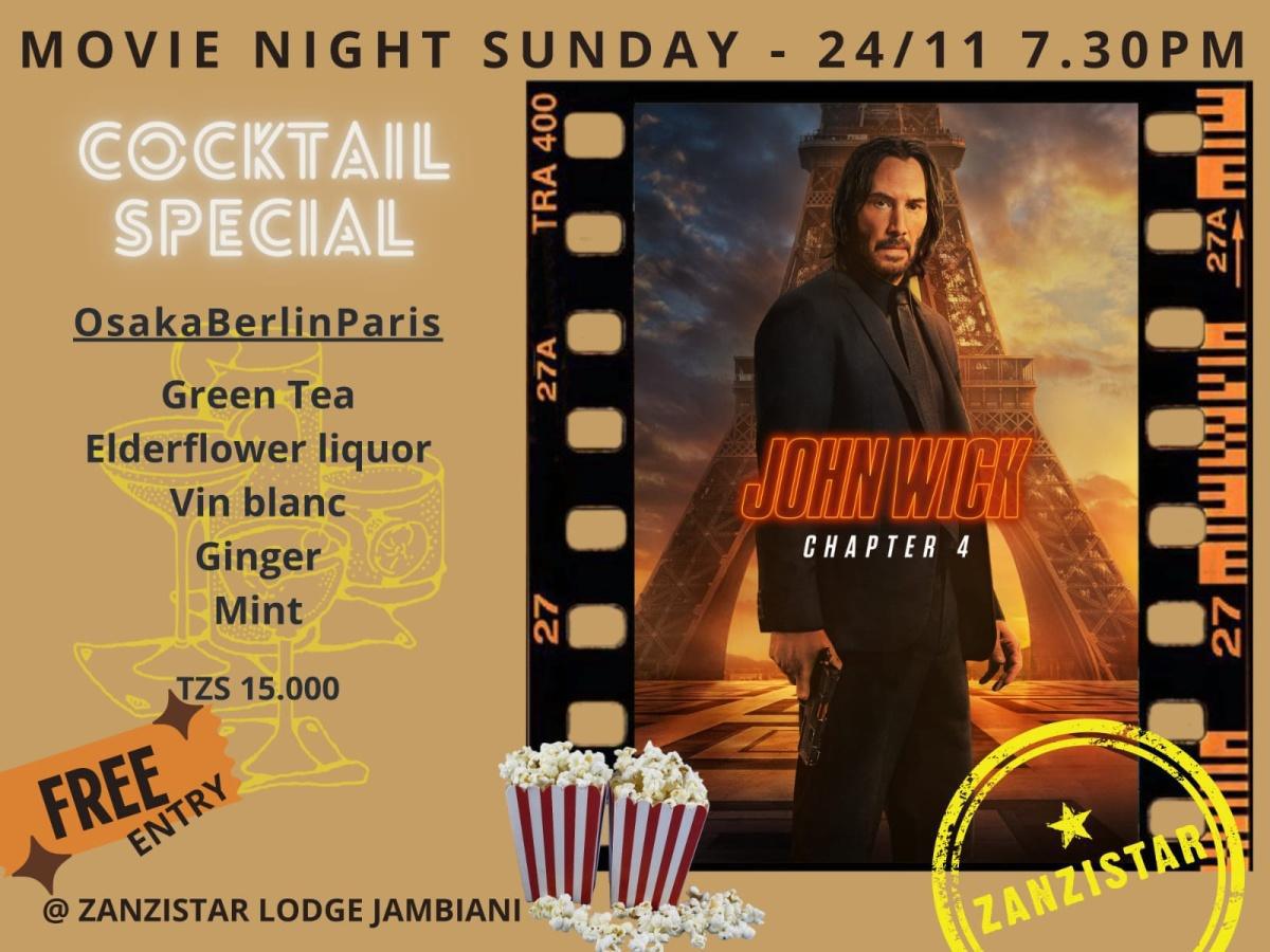 Movie Night📍ZANZISTAR Lodge, Jambiani▶️Free entrance