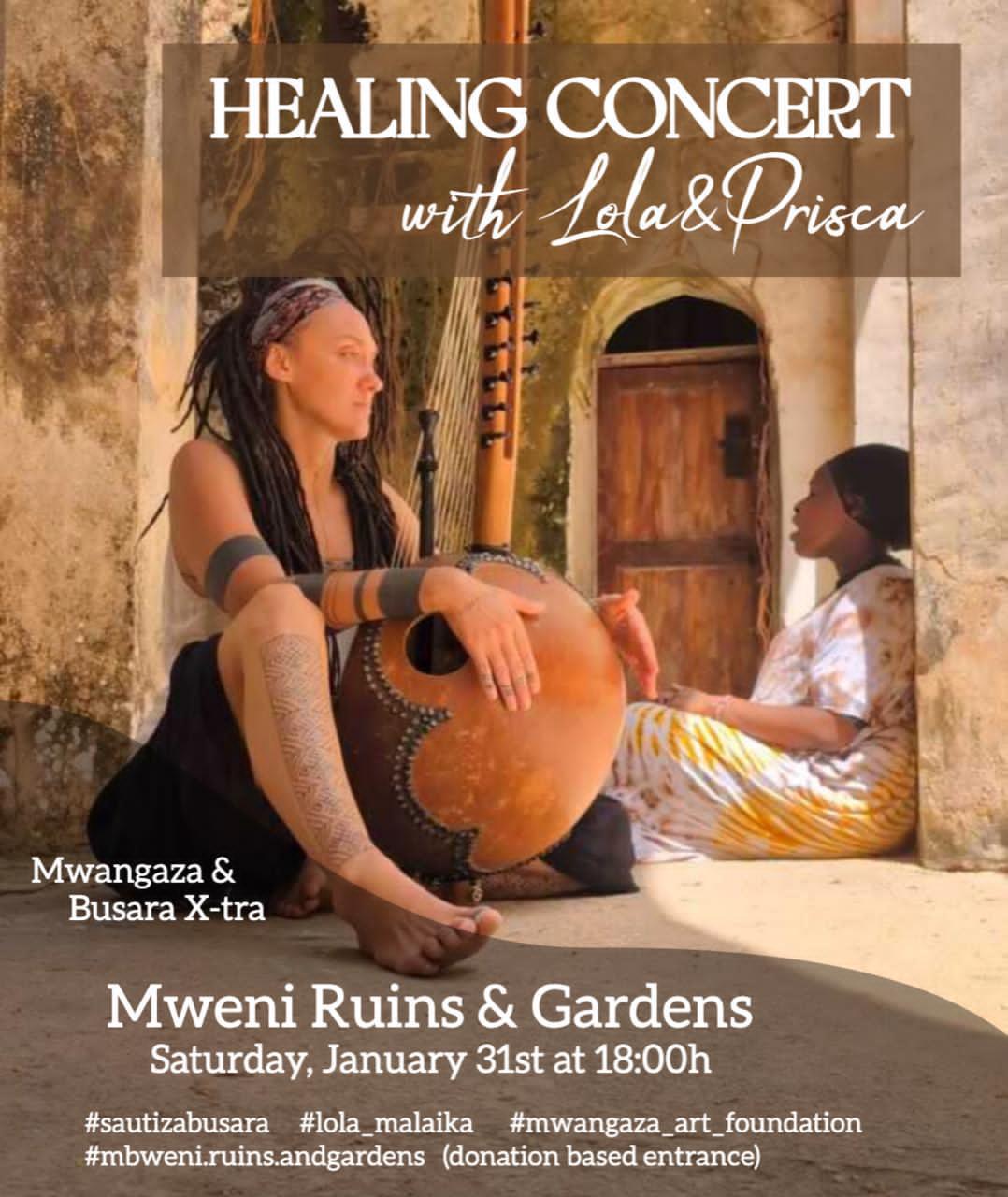 Healing concert 📍MBWENI Ruins & Gardens ▶️ 