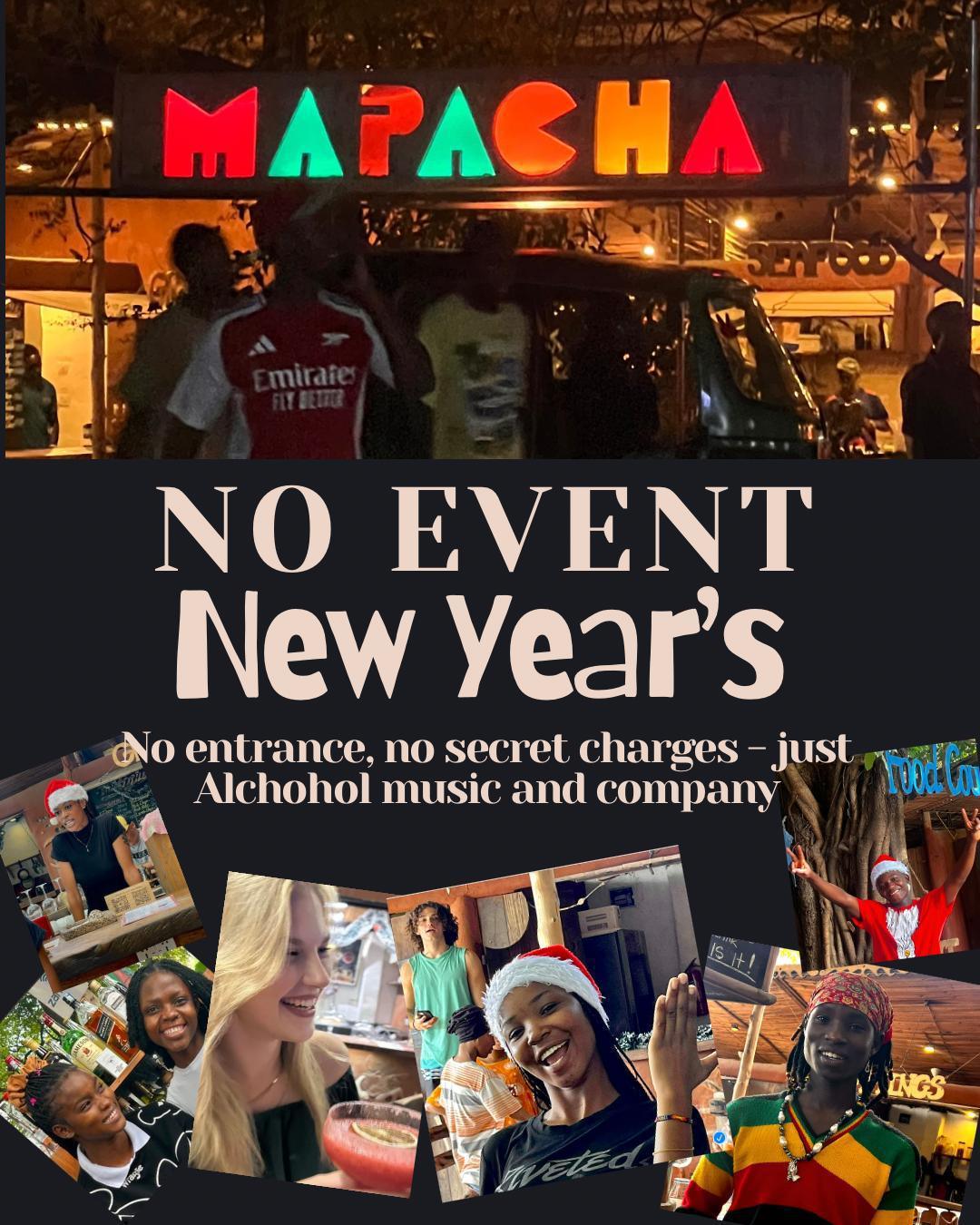 NYE📍Mapacha, Paje ▶️ Free