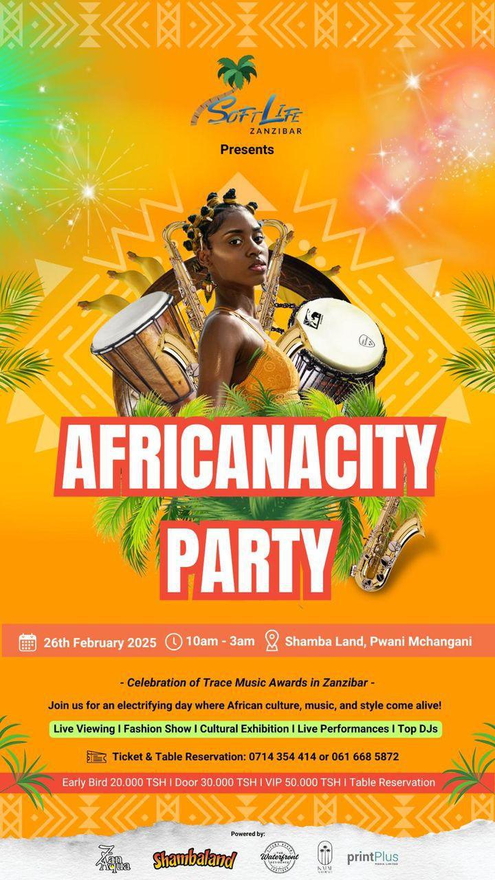 AfricanaCity Party📍Shambaland, Pwani▶️ >20ooo