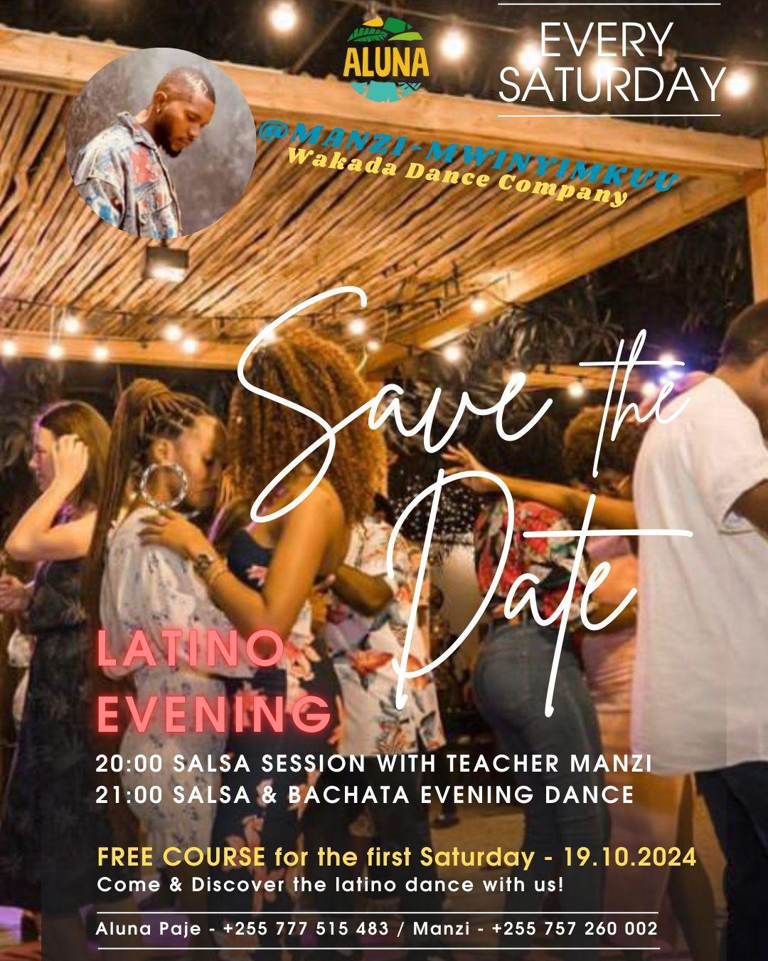 Saturday Latino Evenings📍Aluna, Paje ▶️