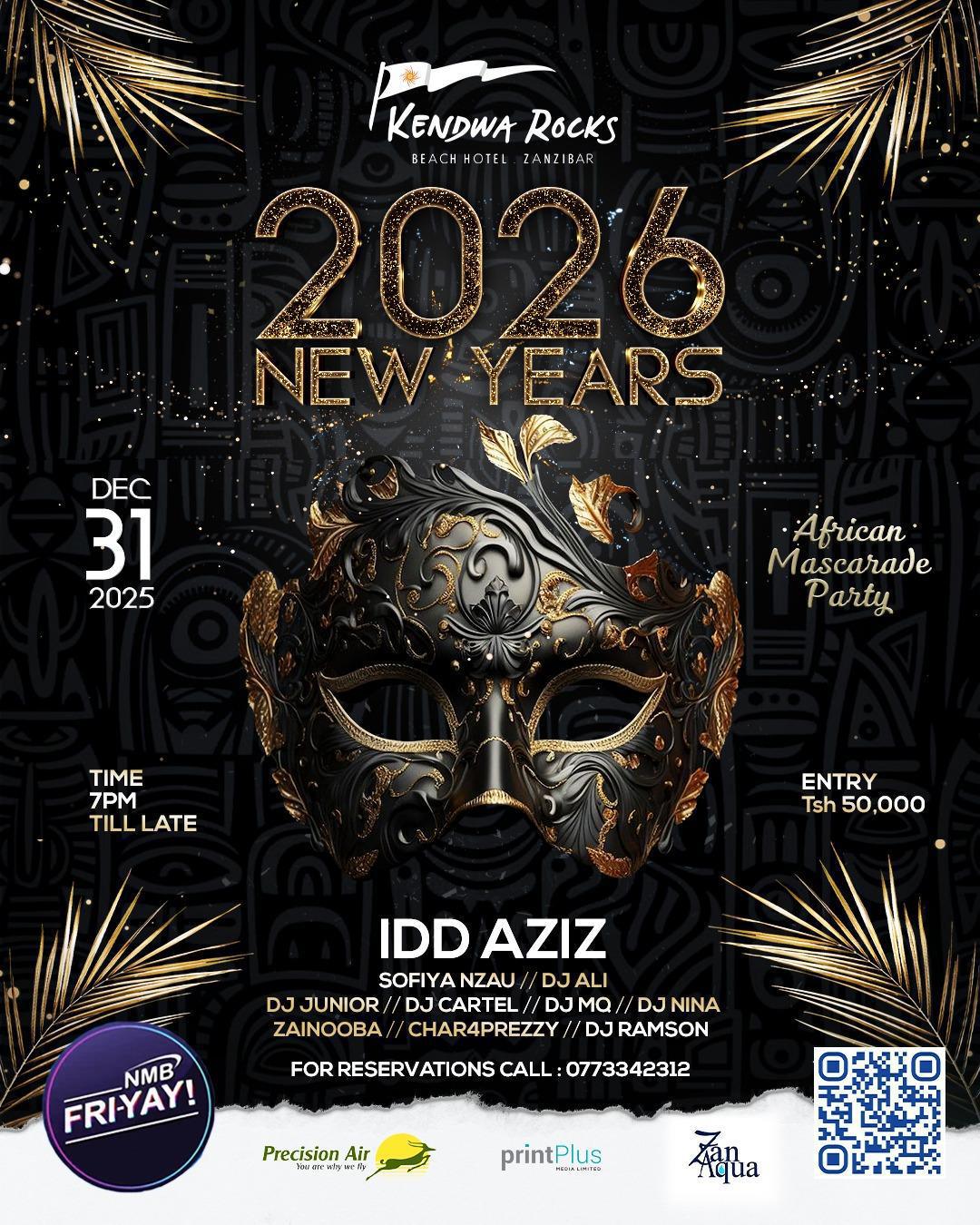 NYE at📍Kendwa Rocks ▶️ 50k