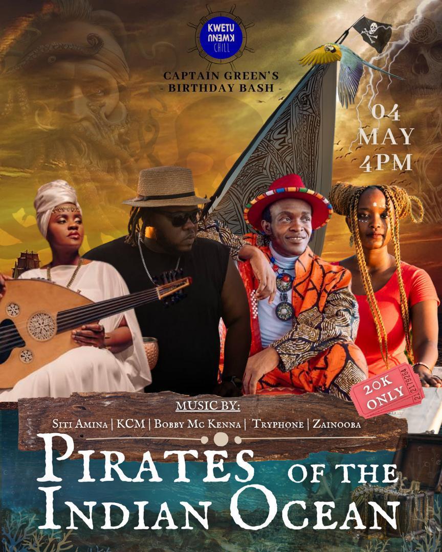 Pirates of The Indian Ocean📍Kwetu Kwenu Chill, Fumba Town▶️Free entrance