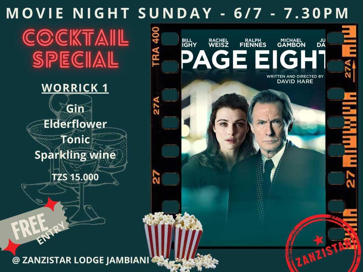 🎬Movie night📍Zanzistar, Jambiani ▶️ Free entrance
