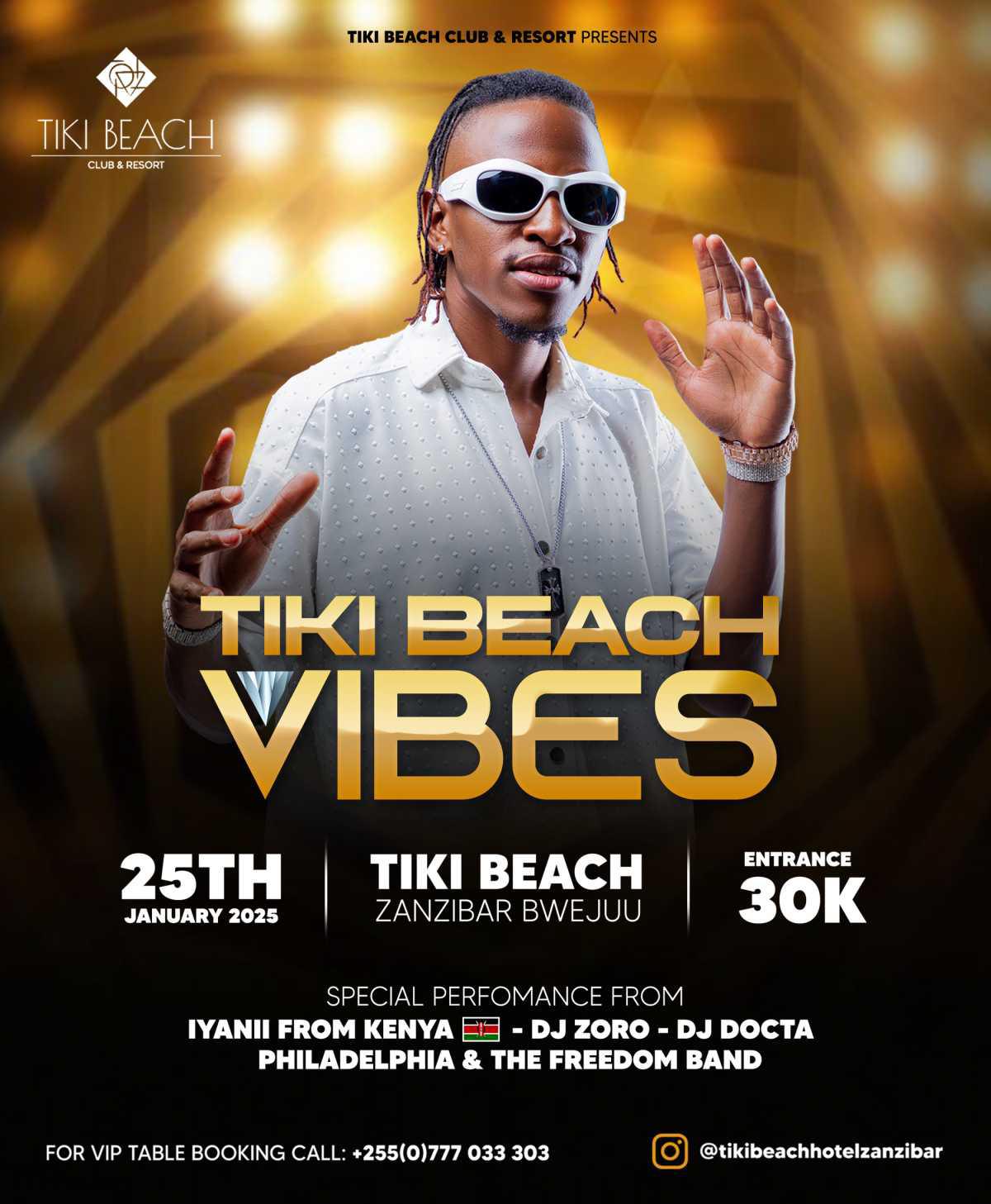 Tiki Beach Vibes📍Tiki Beach, Bwejuu▶️30k