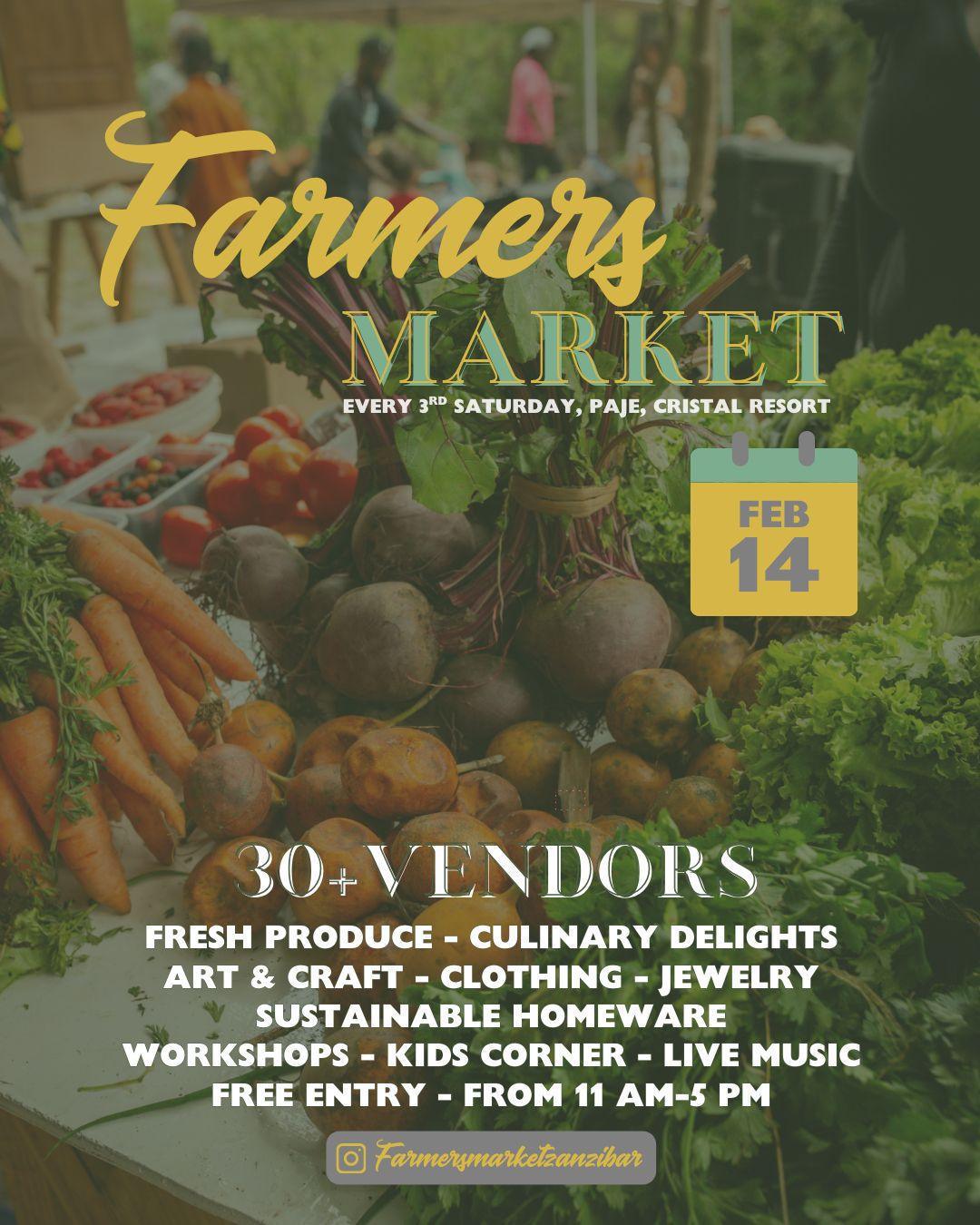 Farmers' market📍Cristal Resort, Paje ▶️ FREE entry Farmers' market📍Cristal Resort, Paje ▶️ FREE entry