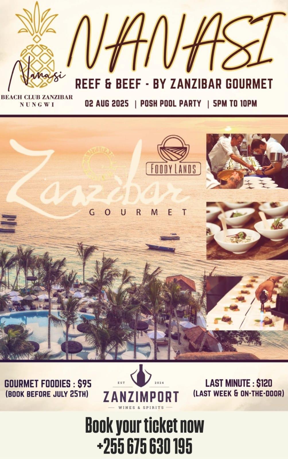 Reef & Beef Zanzigourmet📍Nanasi Beach Club, Nungwi ▶️