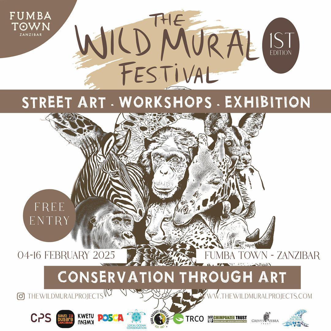 WILD Mural Festival📍Fumba Town▶️ free entry