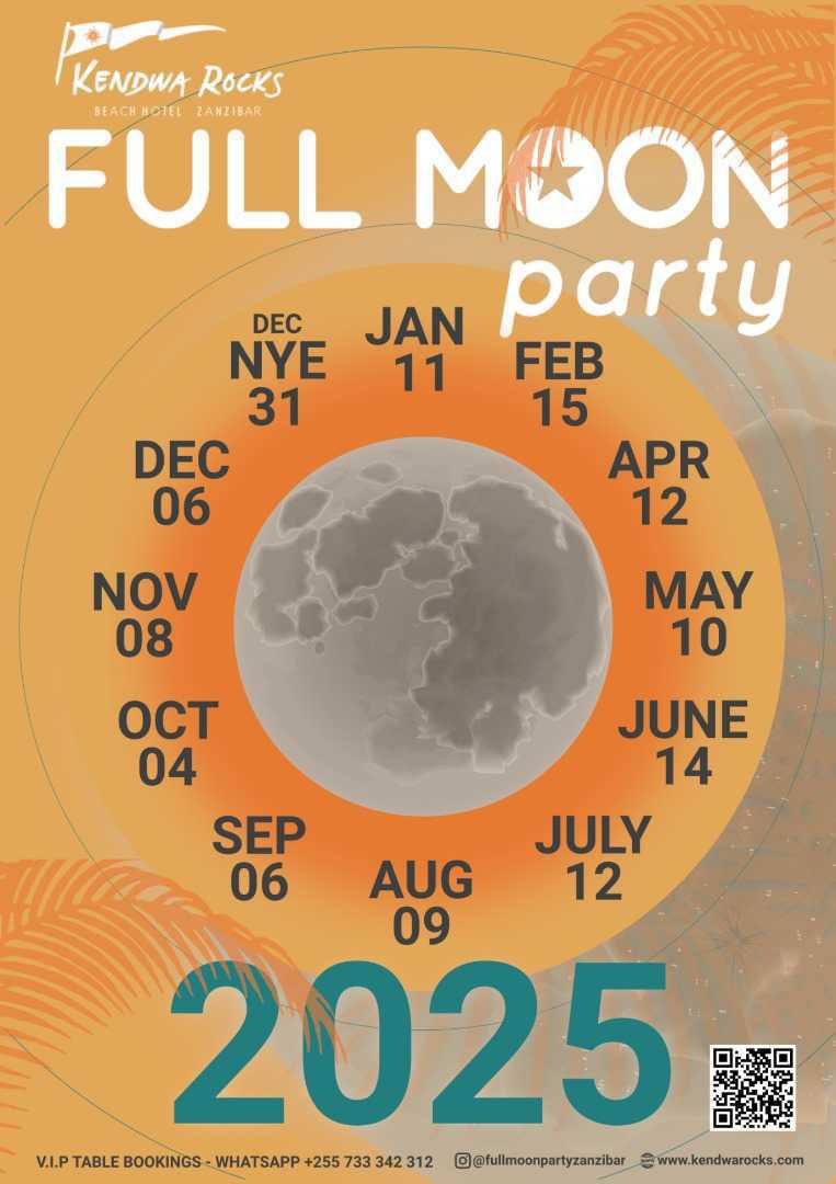 FULLMOON Party📍Kendwa Rocks▶️ 40k
