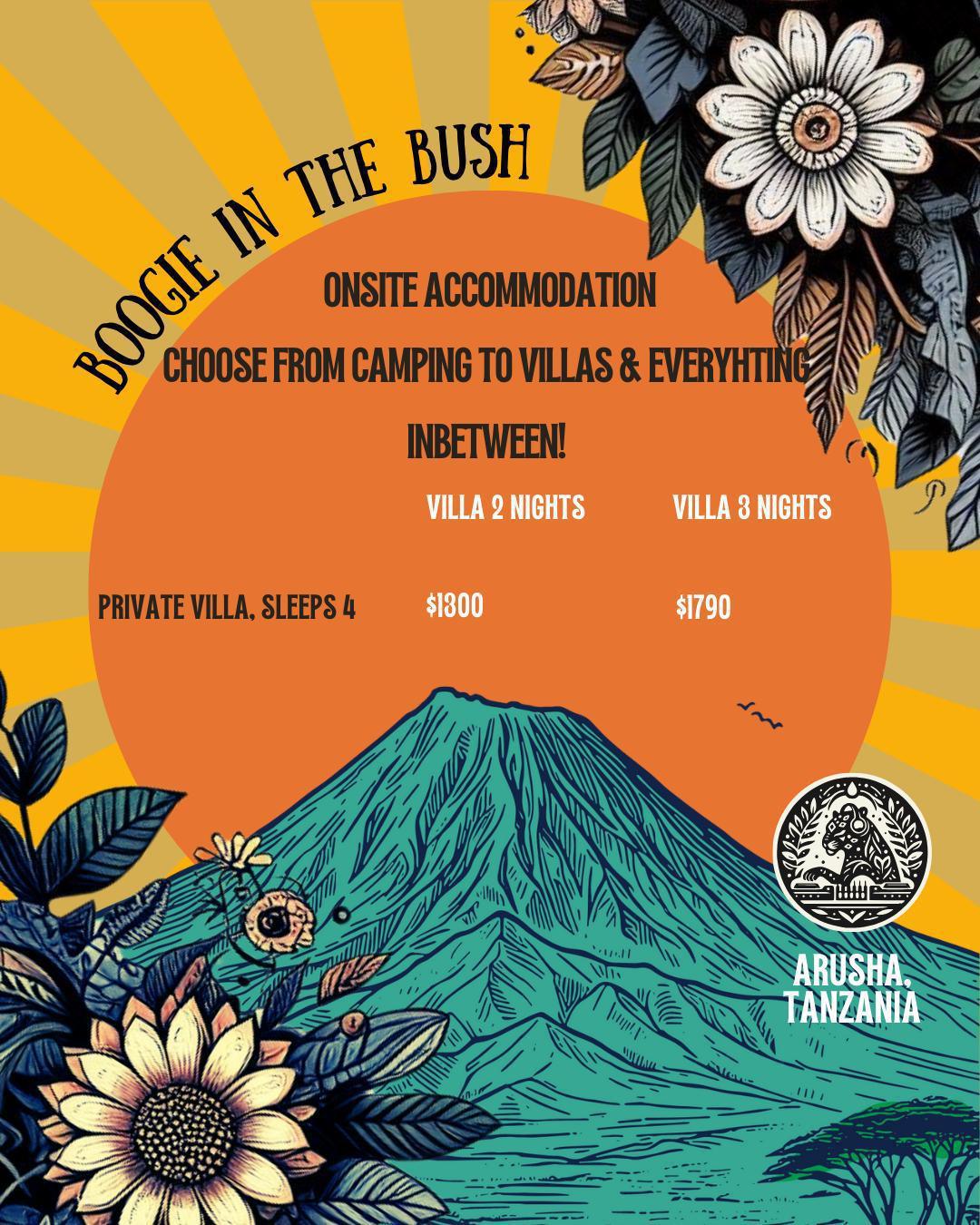 Boogie in the Bush📍Ngurdoto Mountain Lodge, Arusha▶️35$+ Boogie in the Bush📍Ngurdoto Mountain Lodge, Arusha▶️35$+