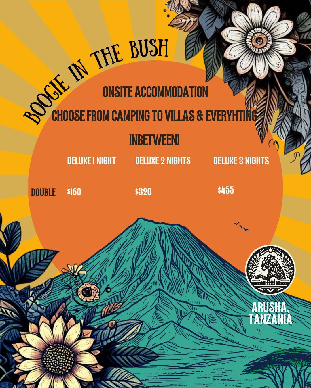 Boogie in the Bush📍Ngurdoto Mountain Lodge, Arusha▶️35$+ Boogie in the Bush📍Ngurdoto Mountain Lodge, Arusha▶️35$+