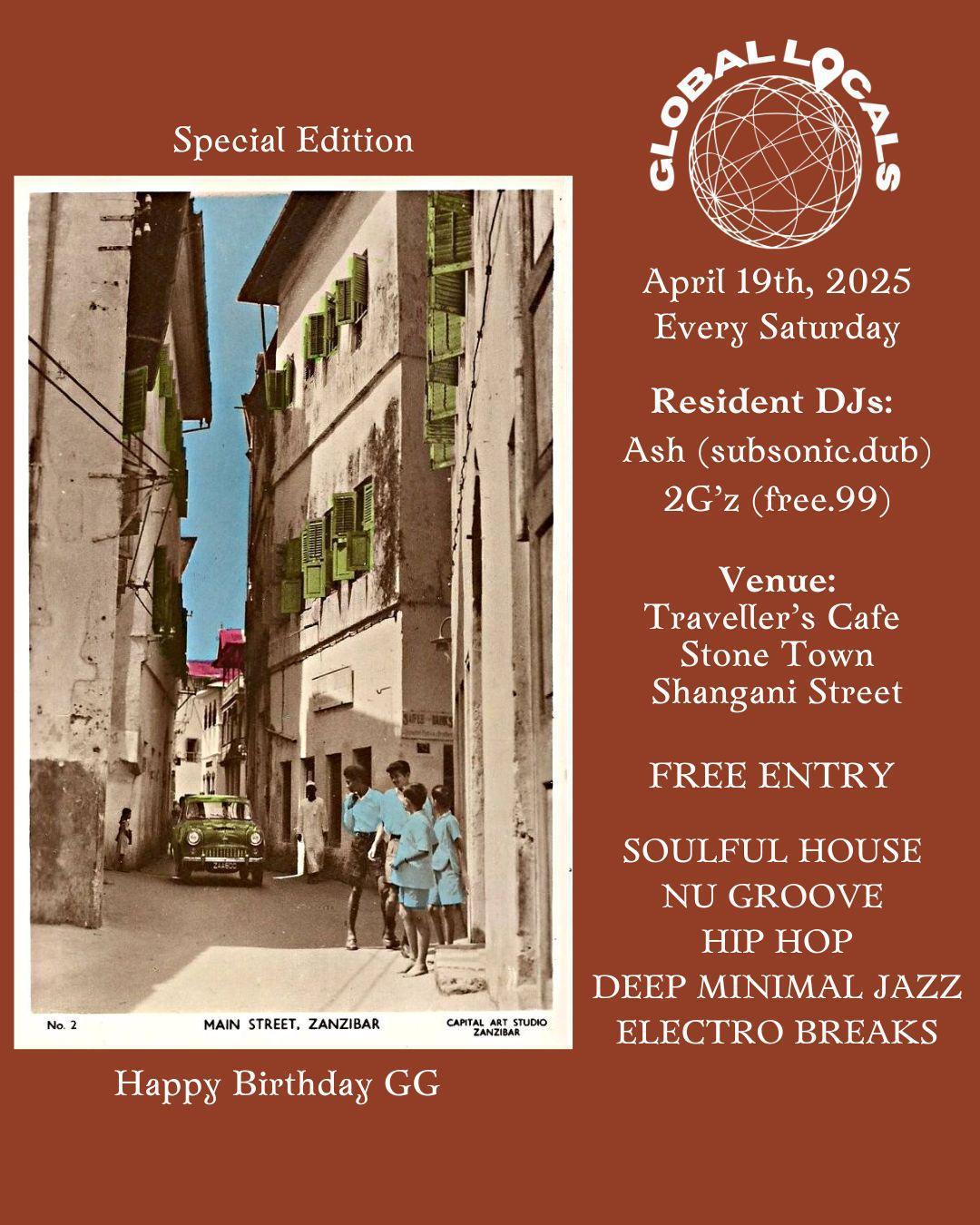 GLOBAL LOCALS /Special edition📍Traveller's Cafe, Stone Town▶️Free Entry