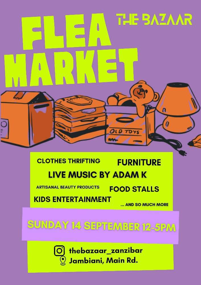 Flea Market📍 the Bazaar, Jambiani ▶️ FREE ENTRY