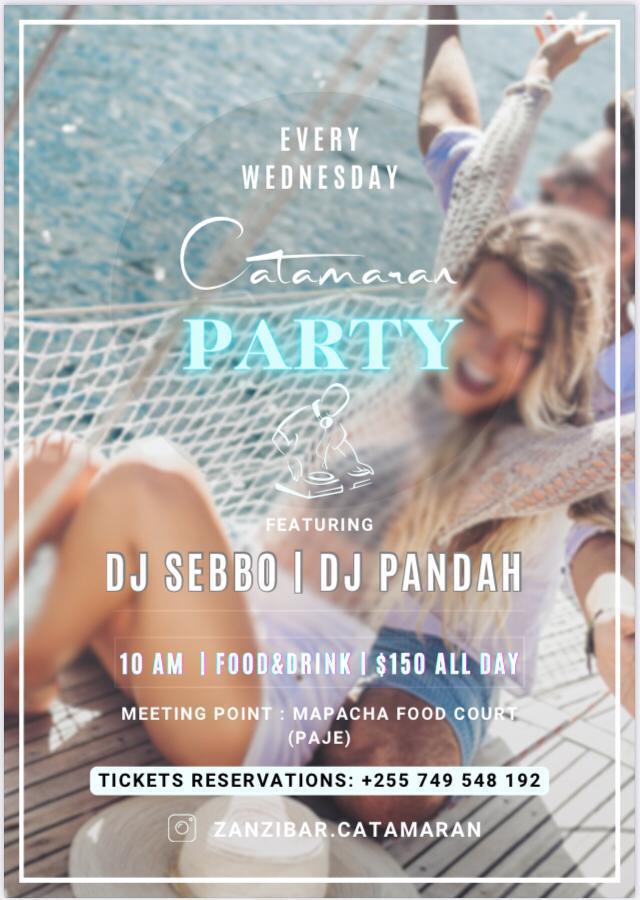 Wednesday Yacht Party📍Paje▶️ $150 