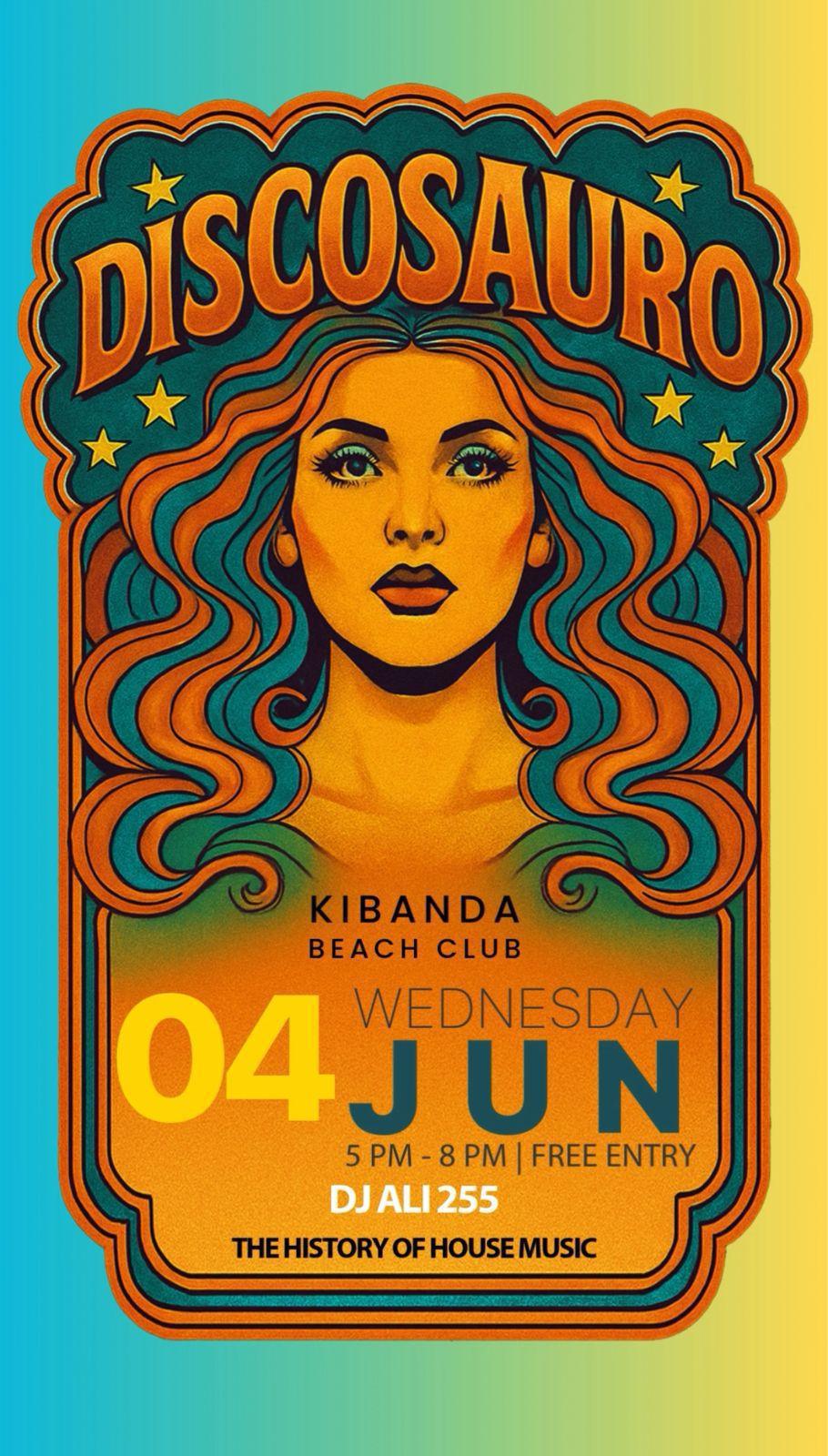 DiscoSauro📍Kibanda Beach Club, Nungwi ▶️Free entry