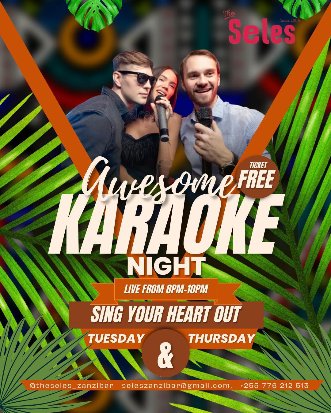 Karaoke Night📍Seles, Matemwe ▶️ Free entry