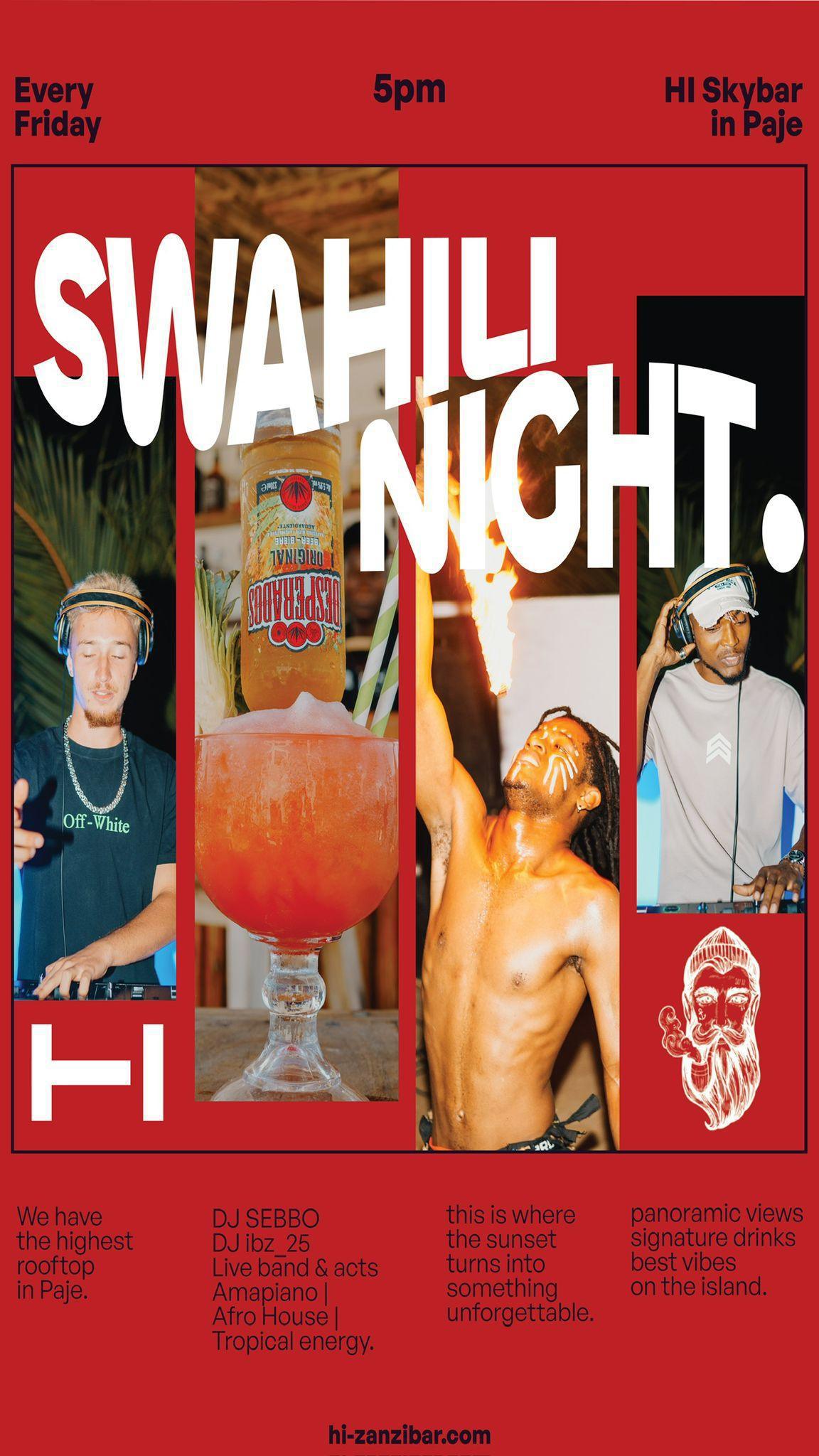 Friday Sundowner📍Hi SkyBar, Paje ▶️ Free Entry