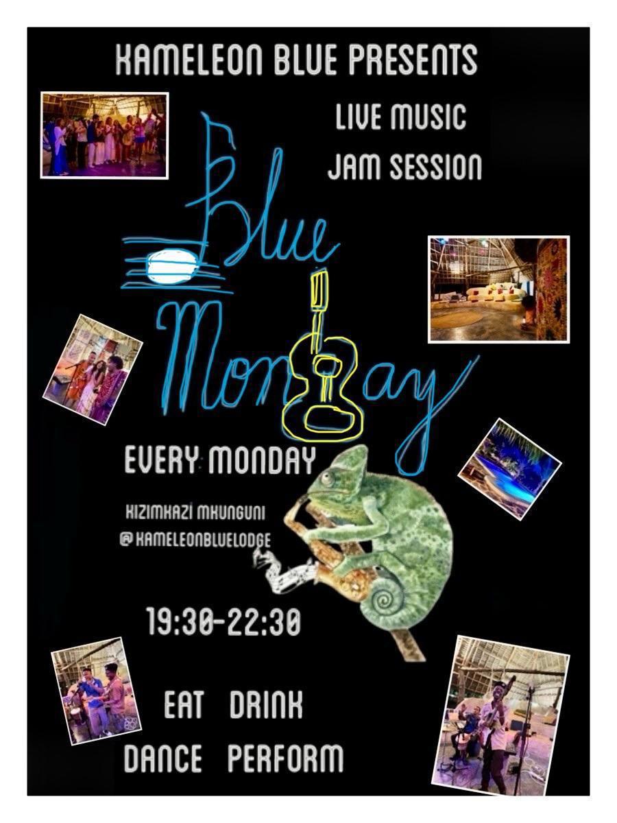 Blue Monday📍Kameleon Blue, Kizimkazi ▶️ Free Entry