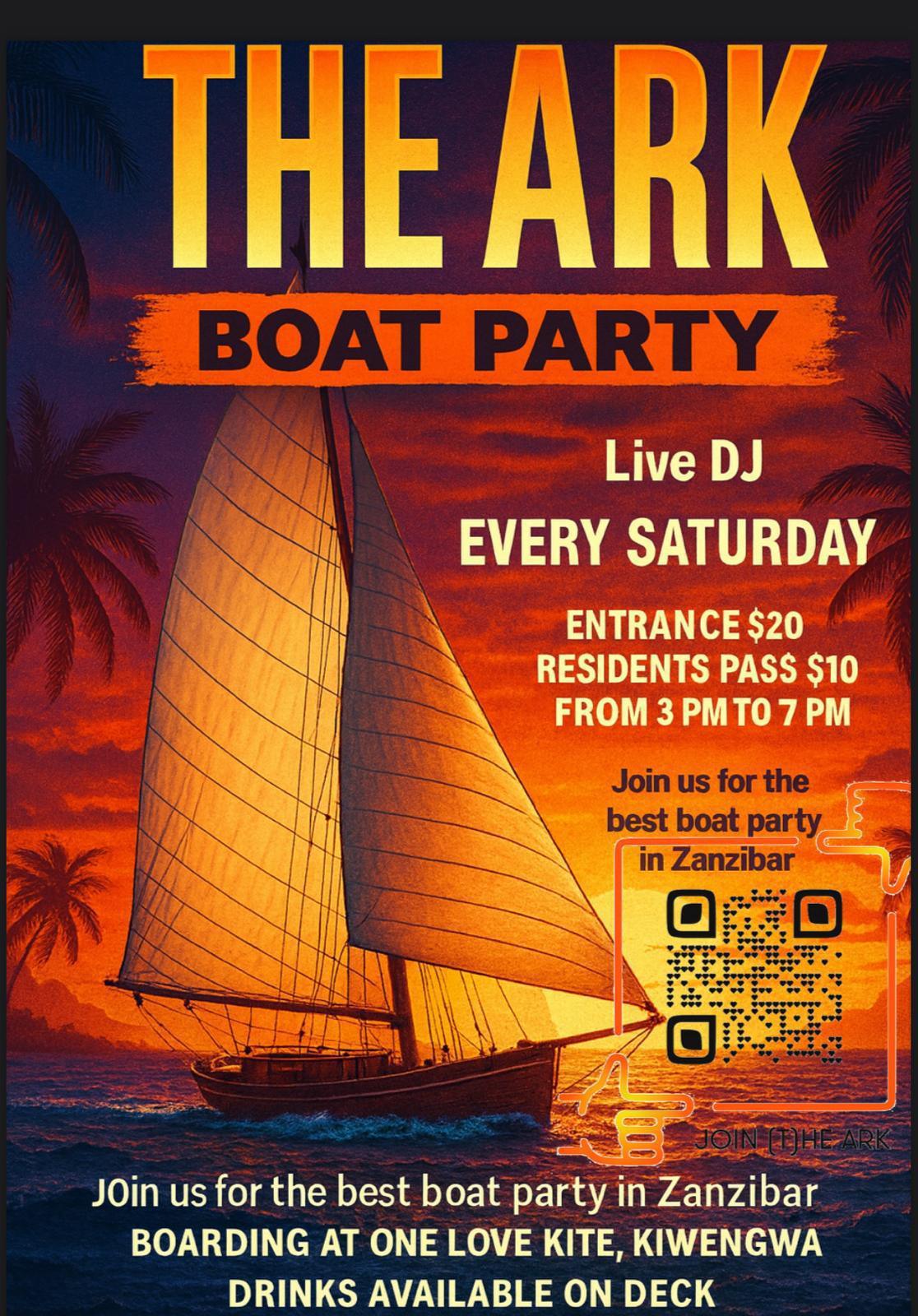 The Ark📍Boat Party, Kiwengwa ▶️ 20$