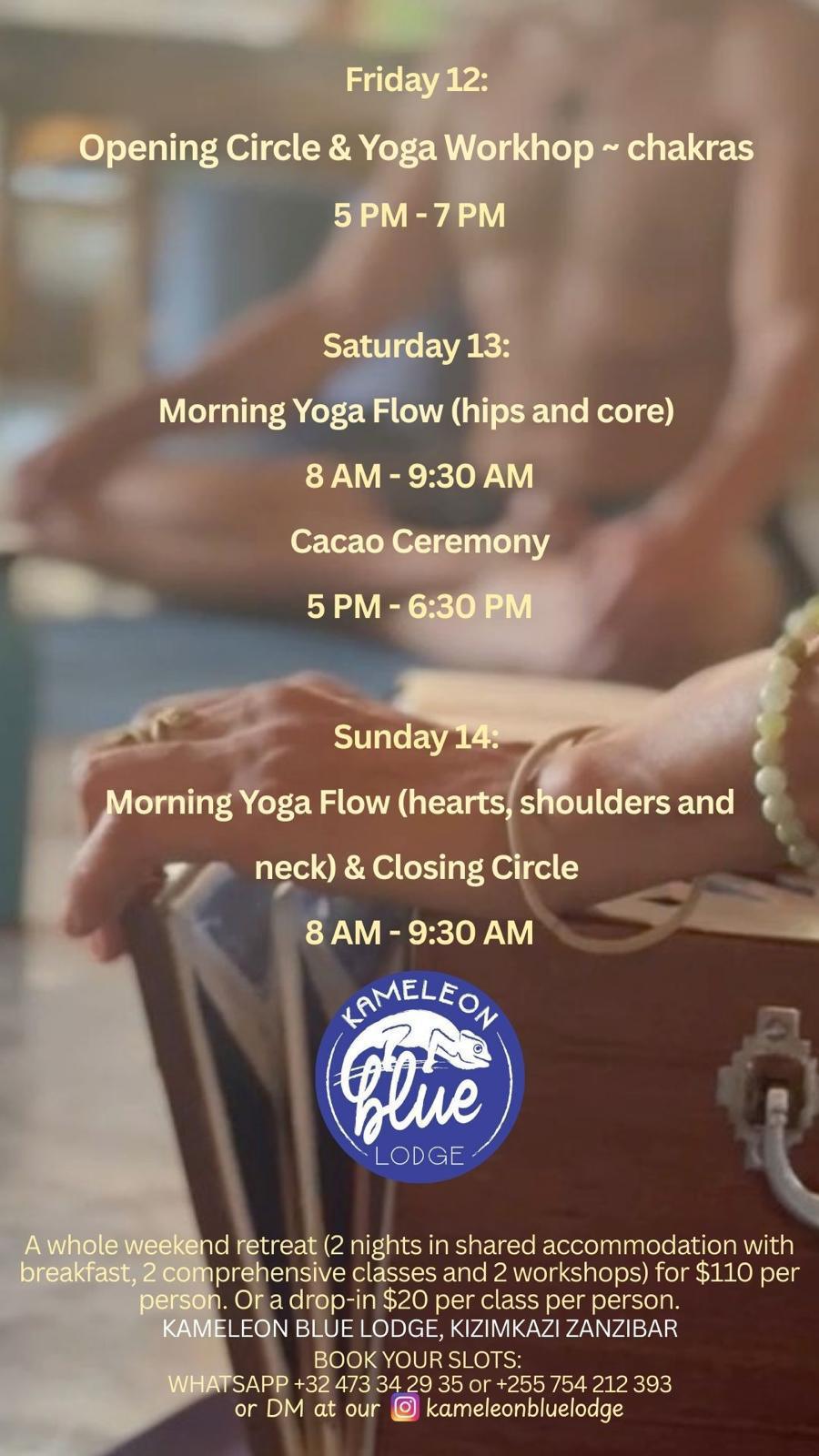 Yoga and Sound📍Kameleon Blue, Kizimkazi ▶️ 